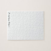 Het is de Woningtijd van de Wit Frustrating Legpuzzel (Horizontaal)