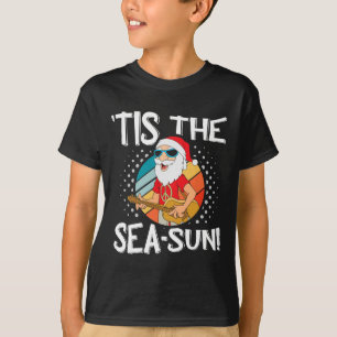 Het is de zee-zon grappige Kerstman Tropisch voor  T-shirt