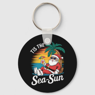 Het Is De Zee Zon Santa Strand Kerstmis In Juli  Sleutelhanger