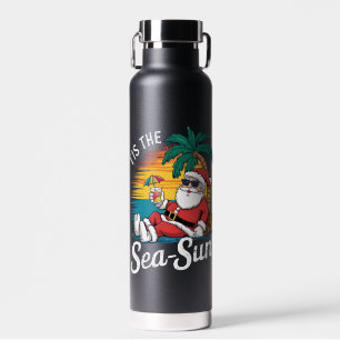 Het Is De Zee Zon Santa Strand Kerstmis In Juli Waterfles