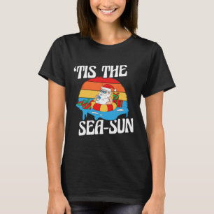 Het Is De Zee Zon Santa Strand Zomer Kerstmis In J T-shirt