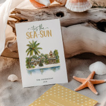 Het is de Zee-Zon Tropische Kerstmis