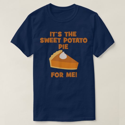 Het is de zoete aardappel voor mij grappige Thanks T-shirt (Design voorkant)