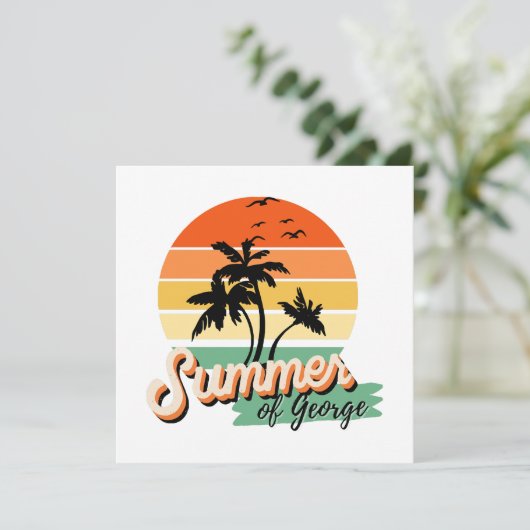 Het is de zomer van George (Staand voorkant)