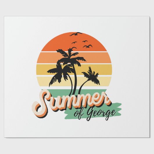 Het Is De Zomer Van George Cadeaupapier (Vlak)