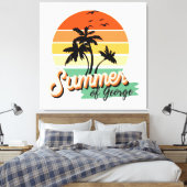 Het Is De Zomer Van George Canvas Afdruk (Insitu (Slaapkamer))