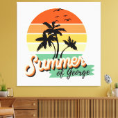 Het Is De Zomer Van George Canvas Afdruk (Insitu (Woonkamer))
