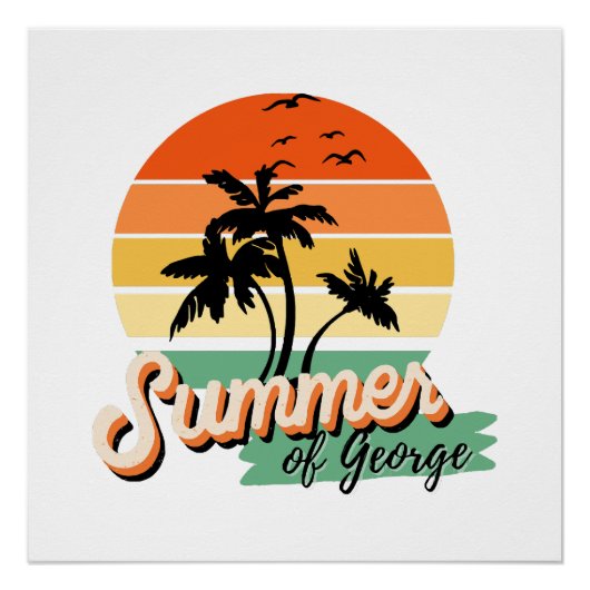 Het Is De Zomer Van George Perfect Poster (Voorkant)