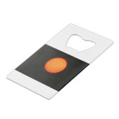 het is de zon creditkaart flessenopener (Achterkant Gekanteld)