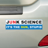 Het is de zon, stut bumpersticker (Op auto)