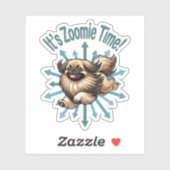 Het is de Zoomie Time Pekingees Sticker (Vel)