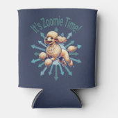 Het is de Zoomie Time Poodle Blikjeskoeler (Voorkant)