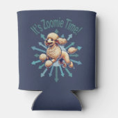 Het is de Zoomie Time Poodle Blikjeskoeler (Achterkant)
