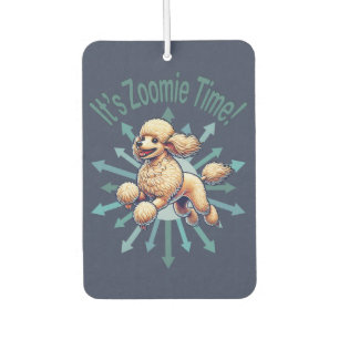 Het is de Zoomie Time Poodle Luchtverfrisser