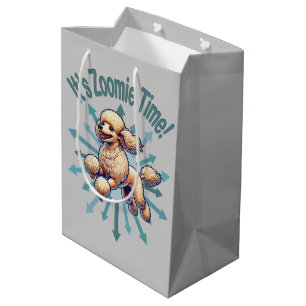 Het is de Zoomie Time Poodle Medium Cadeauzakje