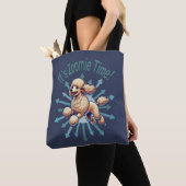 Het is de Zoomie Time Poodle Tote Bag (Dichtbij)