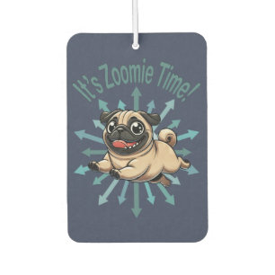 Het is de Zoomie Time Pug Luchtverfrisser