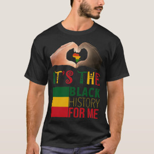 Het is de zwarte geschiedenis voor mij 1 t-shirt