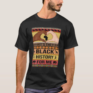 Het is de zwarte geschiedenis voor mij BHM African T-shirt