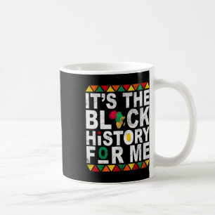 Het is de zwarte geschiedenis voor mij geschiedeni koffiemok