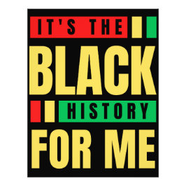 Het is de zwarte geschiedenis voor mij Melanin Sis Foto Afdruk