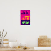 HET IS DEMENTIE | Roze | Protest Poster (Keuken)