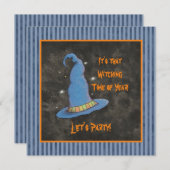 Het is die heksentijd van het jaar Halloween heks Kaart (Voorkant / Achterkant)