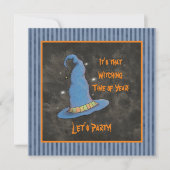 Het is die heksentijd van het jaar Halloween heks Kaart (Voorkant)