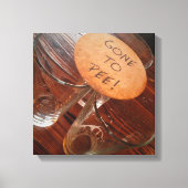 Het is die tijd! canvas afdruk (Voorkant)