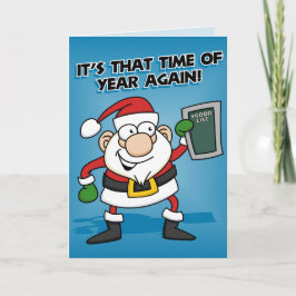 Het is Die Tijd opnieuw van Jaar Feestdagen Kaart