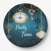 Het is die tijd voor een feestje papieren bordje (Voorkant)