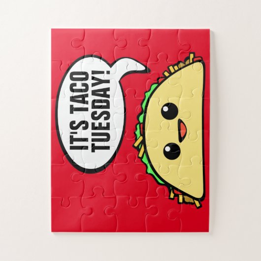 Het is dinsdag Taco Legpuzzel (Verticaal)