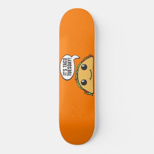 Het is dinsdag Taco Persoonlijk Skateboard (Voorkant)