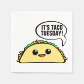 Het is dinsdag Taco Servet (Voorkant)