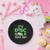Het Is Disc Golf Je Papieren Bordje (Feest)