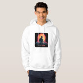 Het is DJ-tijd – Neon Night DJ Hoodie (Voorkant volledig)