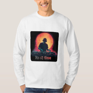 Het is DJ-tijd – Neon Night DJ T-shirt