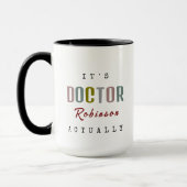 Het is DOKTER [Aangepaste naam] Eigenlijk Een Enor Mok (Links)