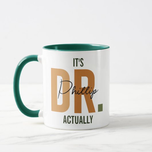 Het is Dokter Eigenlijk, Aangepaste Dokter PhD Afs Mok (Links)