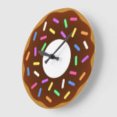 Het is Donut Time Clock Grote Klok (Hoek)
