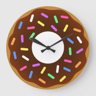 Het is Donut Time Clock Grote Klok