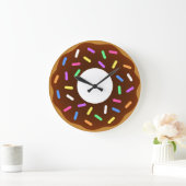 Het is Donut Time Clock Grote Klok (Huis)
