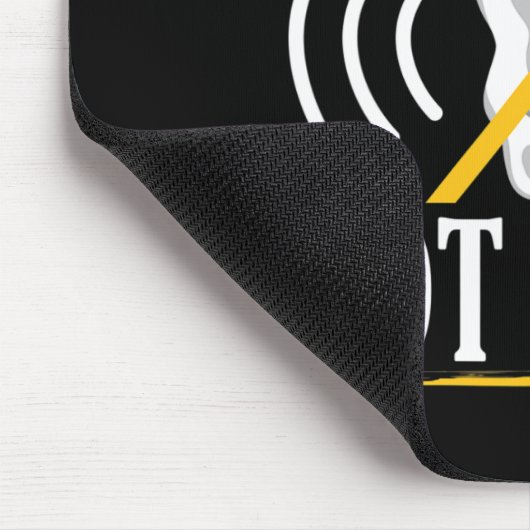 Het is doof en niet dom ASL dove gebarentaal doof Muismat (Hoek)