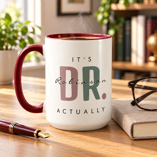 Het is Dr. [Aangepaste naam] Eigenlijk Een Enorme  Mok