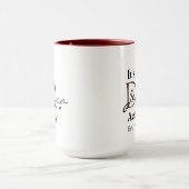 Het is Dr. [Aangepaste naam] Werkelijk ingesteld.  Mok (Midden)