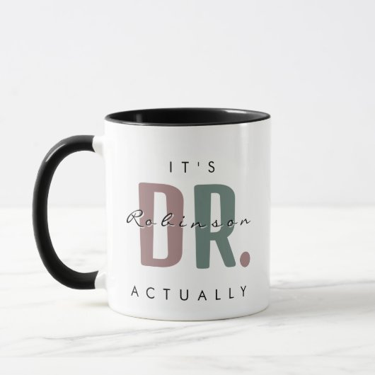 Het is Dr. [Custom Naam] Eigenlijk Mok (Links)