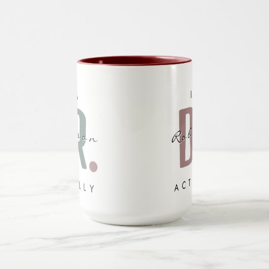 Het is Dr. [Custom Name] Eigenlijk een enorme Mok (Midden)