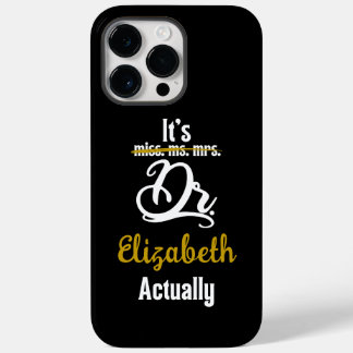Het is Dr. Eigenlijk Black and White Custom Doctor Case-Mate iPhone 14 Pro Max Hoesje