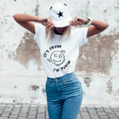 Het is Drink dat ik Purim Funny ben T-shirt