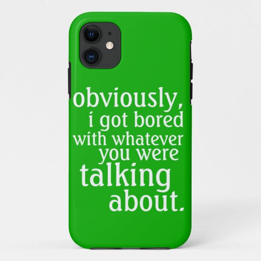 Het is duidelijk dat ik Bored kreeg Case-Mate iPhone Case (Achterkant)